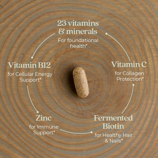 New Chapter Women's Multivitamin for Immune, Beauty + Energy Support with 20+ Nutrients -- Every Woman's One Daily, Gentle on the Stomach, 72 Count - Image 4